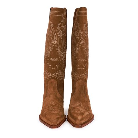 brown hermes boots|hermes cowboy boots.